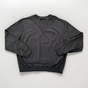 Sean John Black Crewneck Sweatshirt 2010 Mens Size XXL 100% Cotton Urban Hip Hop